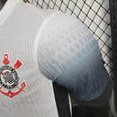 Camisa Corinthians Home 24/25 - Jogador Masculina - Branco e Preto