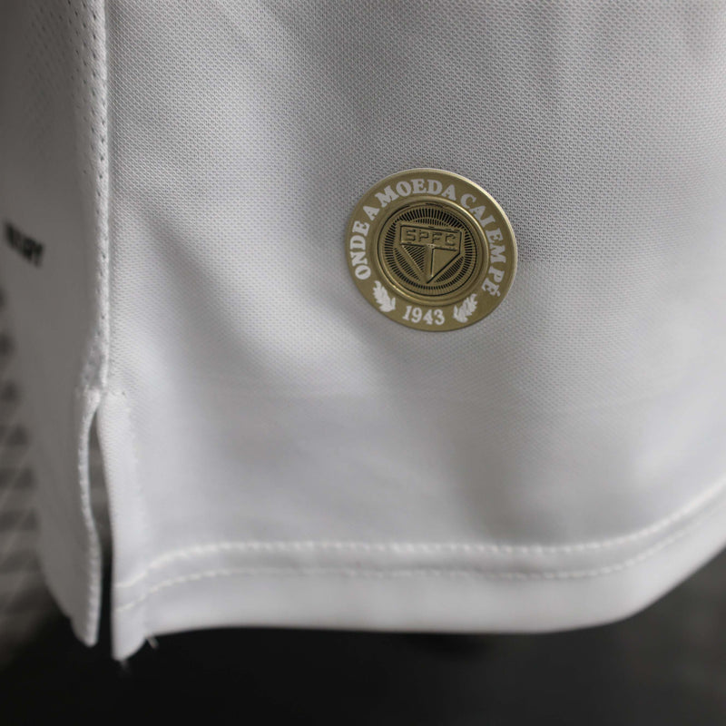 Camisa São Paulo Home 24/25 - Jogador Masculina - Branco