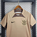 Camisa Corinthians Treino 24/25 - Torcedor Masculina - Bege