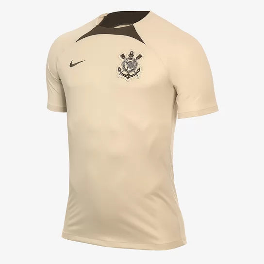 Camisa Corinthians Treino 24/25 - Torcedor Masculina - Bege