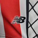 Conjunto Infantil São Paulo II 24/25 - Vermelho, Branco e Preto