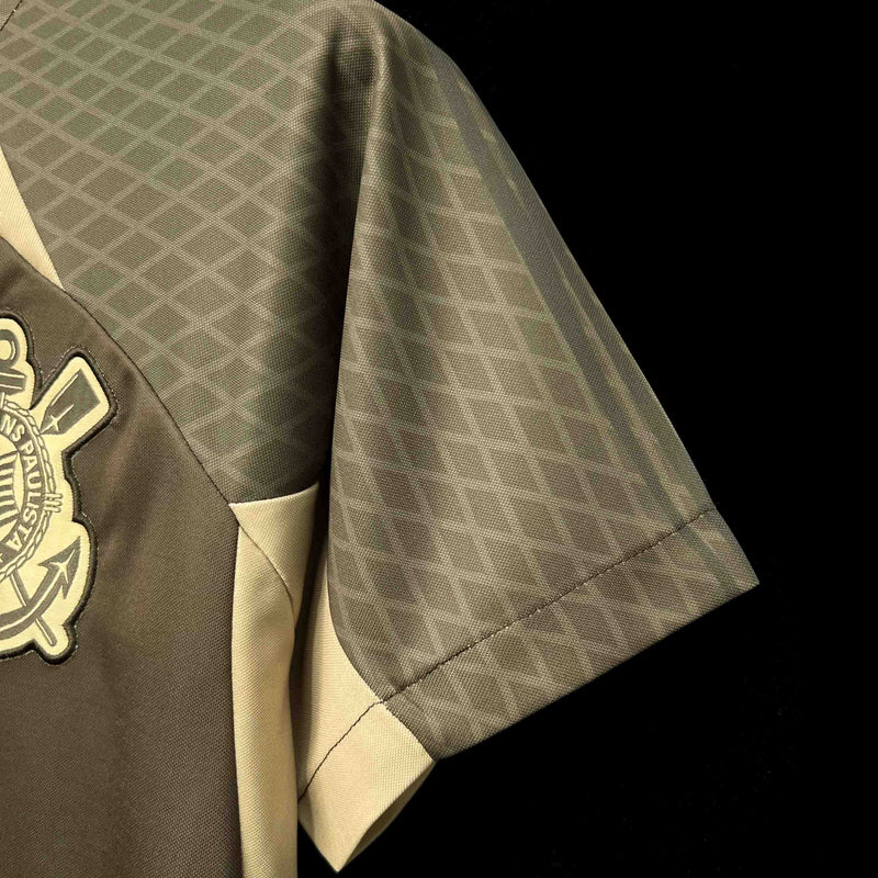 Camisa Corinthians Treino 24/25 - Torcedor Masculina - Marrom