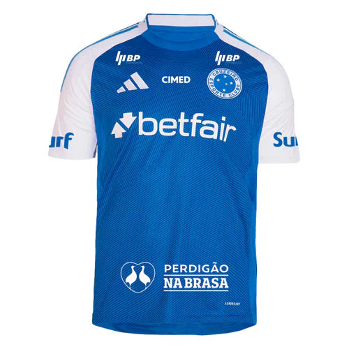 Camisa Cruzeiro I 25/26 - Azul + Patrocínios