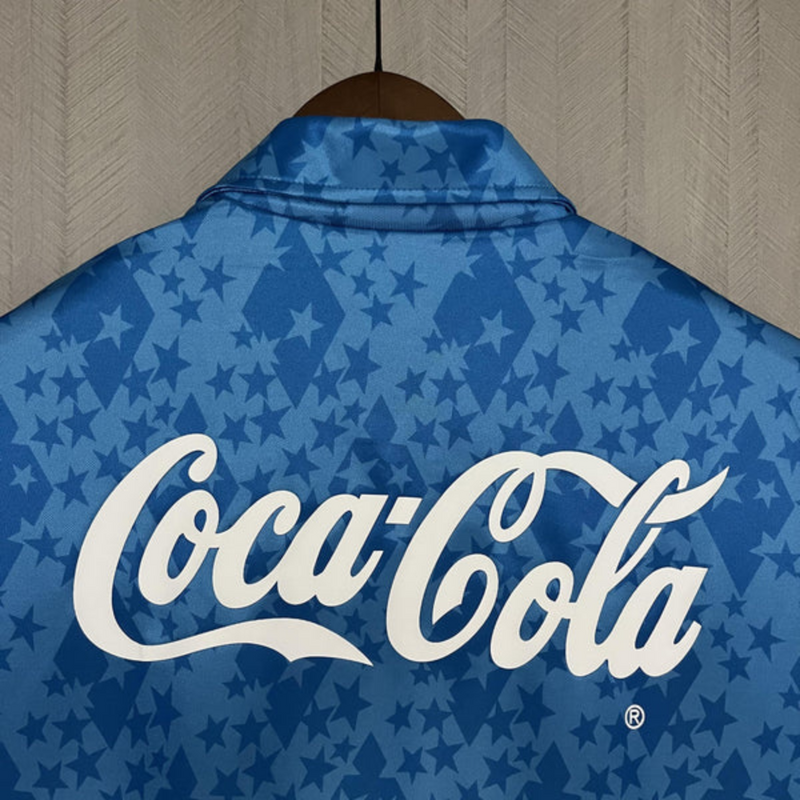 Camisa Cruzeiro Retro Coca-Cola 93/94 - Torcedor Masculina - Azul