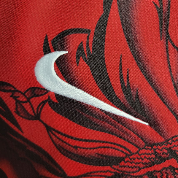 Camisa Corinthians III 2021 - Versão Retro - Vermelha - São Jorge