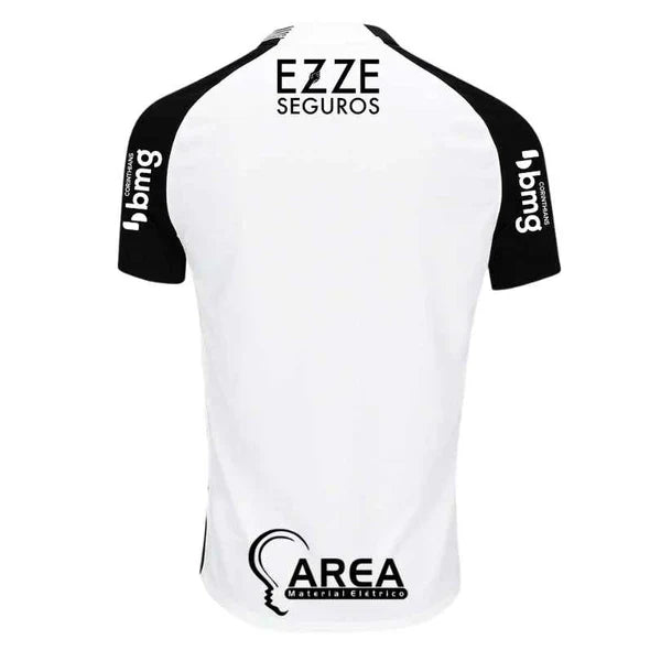 Camisa Corinthians I 25/26 - Torcedor Masculina - Branca + Patrocínios