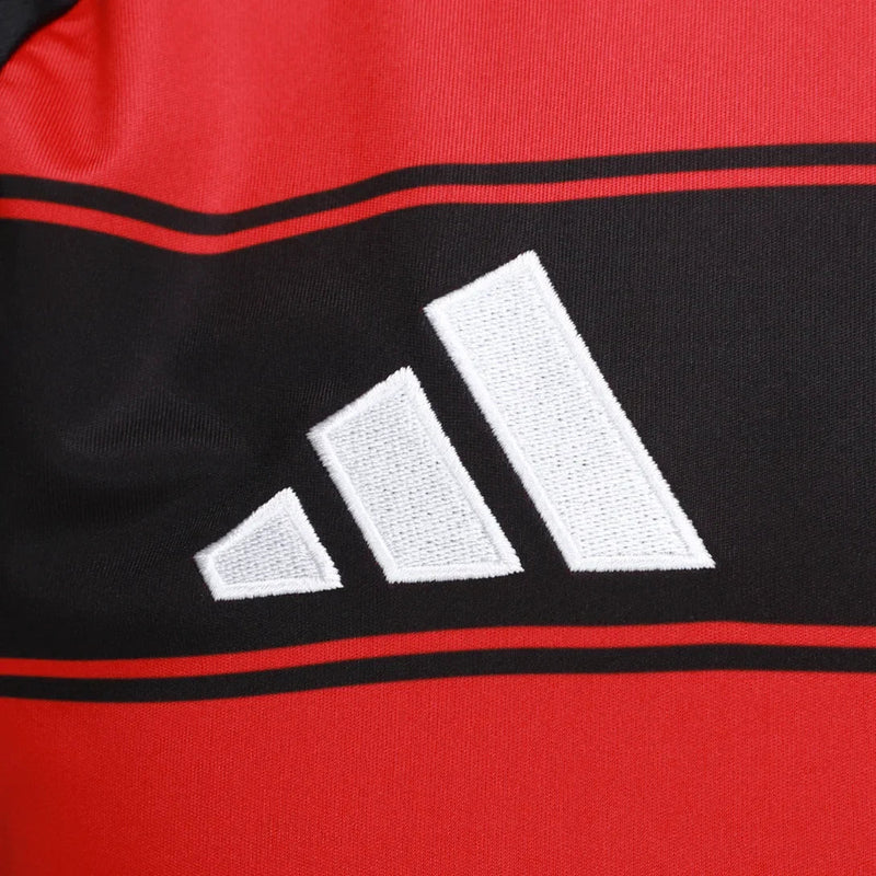 Camisa Flamengo I 25/26 - Vermelha e Preta