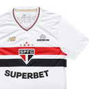 Camisa São Paulo I 25/26 - Torcedor Masculina - Branca e Vermelha