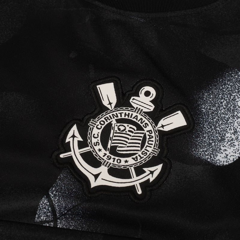 Camisa Corinthians Pré Jogo 25/26 - Torcedor Masculina - Preta