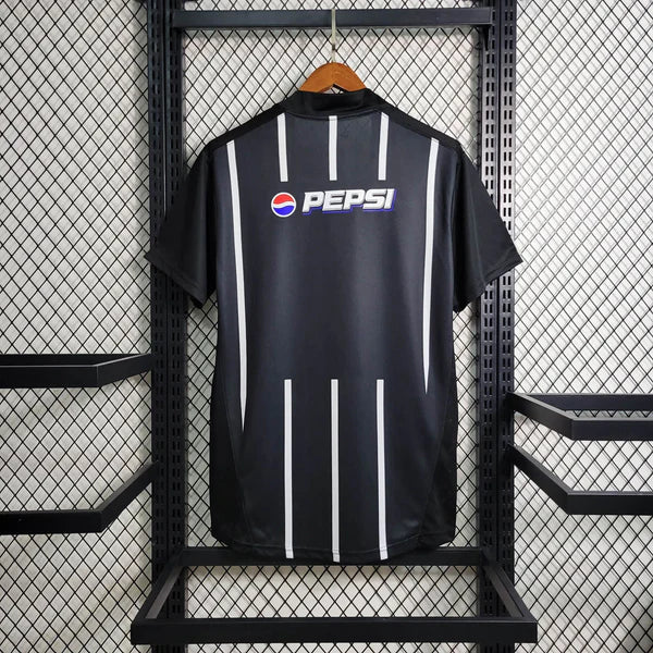 Camisa Corinthians 2004 - Versão Retro - Preta Pepsi Twist