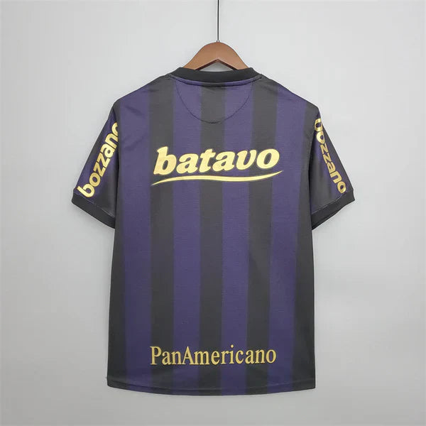 Camisa Corinthians Third 09/10 - Versão Retro - Roxa e Preto