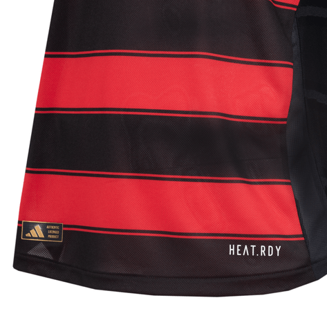 Camisa Flamengo I 25/26 - Versão Jogador Masculina - Preto e Vermelho