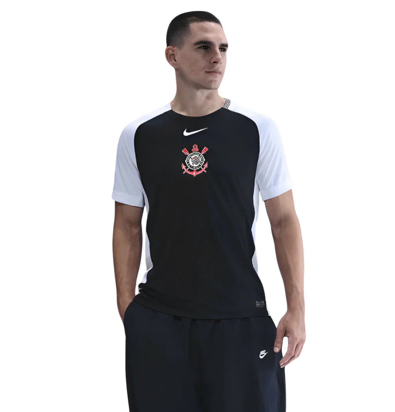 Camisa Corinthians II 25/26 - Torcedor Masculina - Preta e Branco