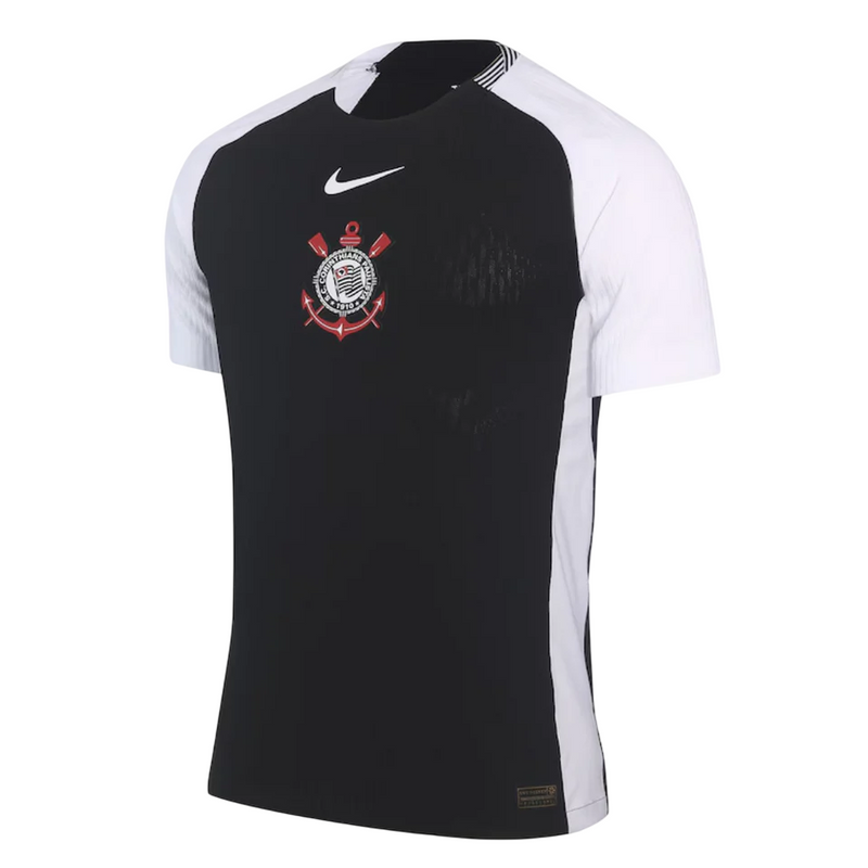 Camisa Corinthians II 25/26 - Jogador Masculina - Preta e Branco