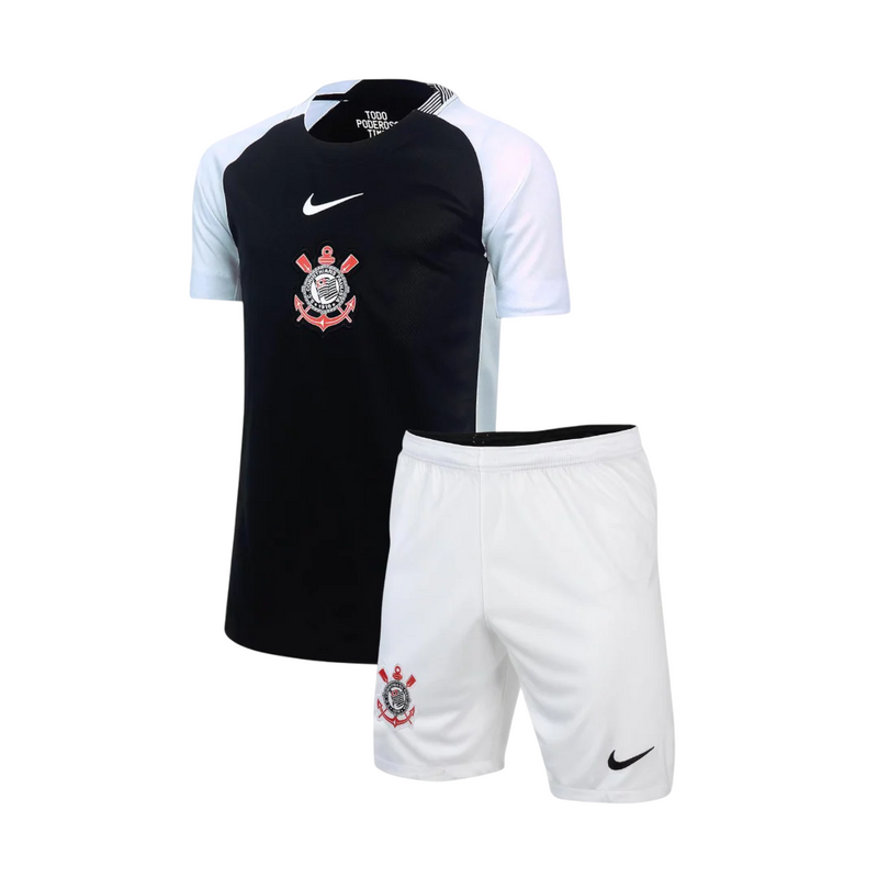 Conjunto Infantil Corinthians II 25/26 – Preta