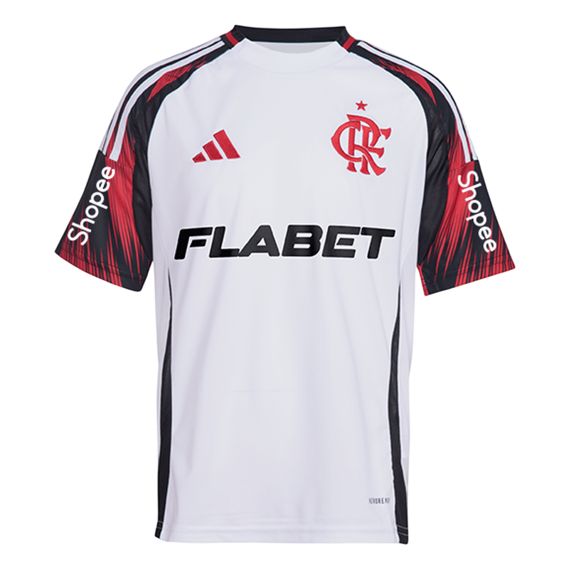 Camisa Flamengo II 25/26 + Patrocínios - Branca