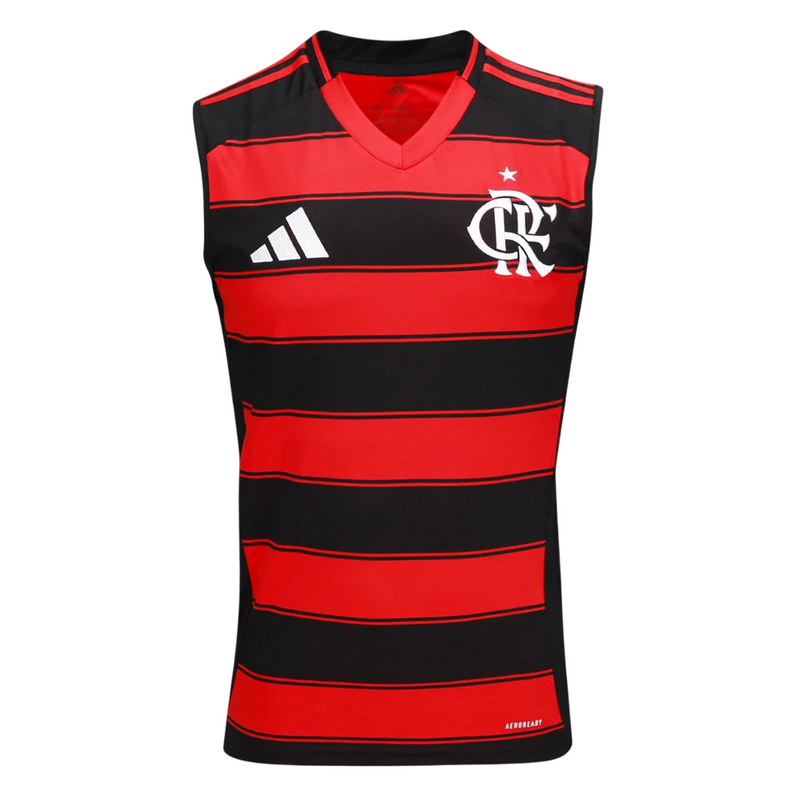 Camisa Regata Flamengo I 25/26 - Vermelha e Preta